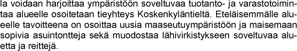 OINTISUUNNITELMASTA kaavan osallistumis- ja arviointisuunnitelmasta 7.2.