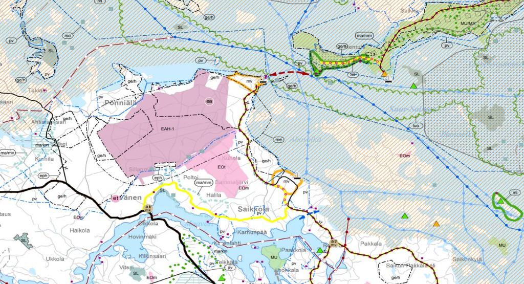 FCG SUUNNITTELU JA TEKNIIKKA OY Kaavaselostus 4 (8) Vaihemaakuntakaavassa on koko maakuntakaava-aluetta koskeva yleismääräys, jonka mukaan maakunnan alueidenkäytön jatkosuunnittelussa tulee ottaa