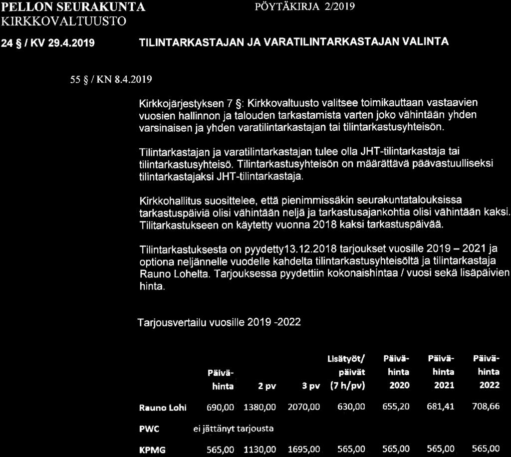 Tilintarkastajan ja varatilintarkastajan tulee olla JHT-tilintarkastaja tai tilintarkastusyhteisö. Tilintarkastusyhteisön on määrättävä päävastuulliseksi tilintarkastajaksi JHT-tilintarkastaja.