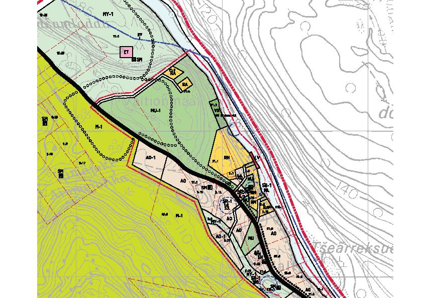 2007 Utsjoen rantaosayleiskaavan, jossa tässä rantaasemakaavan muutoksessa käsiteltävä