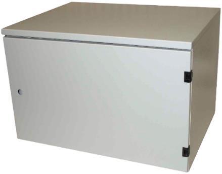 Eristetty seinäkaappi 7U 7271244 LT23762 Eristetty seinäkaappi 7U IP luokitus IP54 Mitat L600 x S450 x K400mm.
