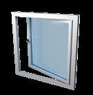 ikkuna piilosaranoilla, ulospäin avautuva: puitteen leveys ~550-1500 mm puitteen korkeus ~300-2400  paino 100 kg