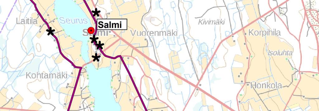 aktiivikierroksen pohjanlepakkohavainnot.