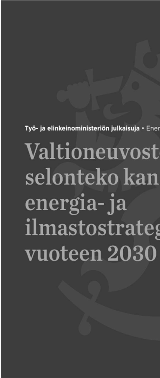 Suomen kansalliset tavoitteet Sähköautojen määrän tavoitteet Vuonna 2020 20 000 kpl Vuonna 2030 250 000 kpl Julkisia latauspisteitä tulisi olla vähintään 2 000 kappaletta vuonna 2020 25 000