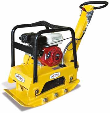 54 Maantiivistäjät ja Betonileikkurit Maantiivistäjä TT-30-4 levikepaloille 340008 Maantiivistäjä TT-30-4 levikepaloille / Honda GX160 5,5 hp Suunnanvaihtimella varustettu maantiivistäjä.