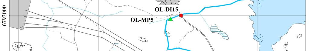 The amount of some most common metals, that could be found in fresh waters, were analysed also from the ONKALO outlet ditch samples.