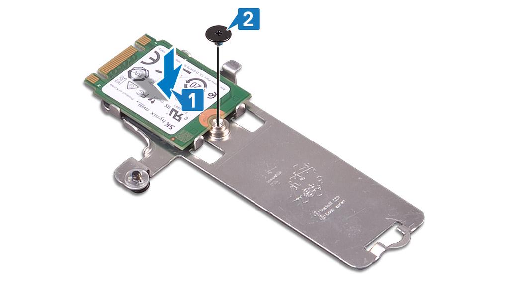 21 SSD-aseman / Intel Optane -muistimoduulin asentaminen Ota Intel Optane muisti käyttöön sen jälkeen kun Intel Optane muistimoduuli on asennettu.