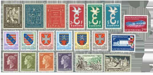 Luxembourg 1985 22 15 N:o 716080 Luxembourg 1986 18 45
