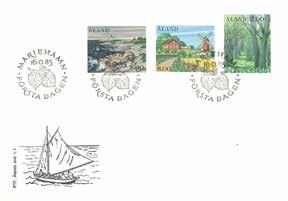 Ahvenanmaa - EPK 1984 - LAPE n:o 1-3 Yleismerkit N:o PEL0188 Hinta 2 10 1984 - LAPE n:o 4-6 Yleismerkit N:o PEL0189 Hinta 4 10 1984 - LAPE n:o 7 Merenkulku N:o PEL0190 Hinta 1 60 1985 - LAPE n:o 10I