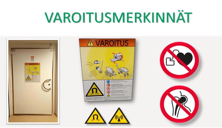 aina päällä olevasta staattisesta magneettikentästä. Kuvio 3.