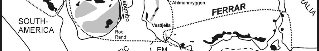 Reconstruction modified after Hergt et al. (1991), Storey et al. (1992), Segev (2002), Leat et al. (2006), and Jourdan et al. (2004). EM = Ellsworth-Whitmore Mountains, TI = Thurston Island. 1.