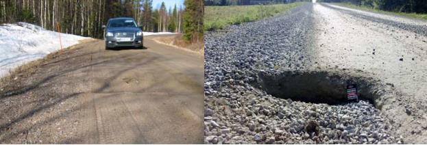 11 (31) 2.2 Roudan vaikutukset sorateiden rakenteisiin Routiminen vaikuttaa tien kuntoon monella eri tapaa.