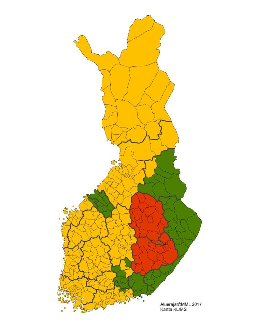 Sote 5/2019 Maakunnallinen sote-kuntayhtymä Etelä-Karjala (Eksote), Pohjois-Karjala (Siun sote), Kainuu ja Keski- Pohjanmaa (Soite) ja Kymenlaakso (Kymsote) Maakuntaa pienempi sote-kuntayhtymä