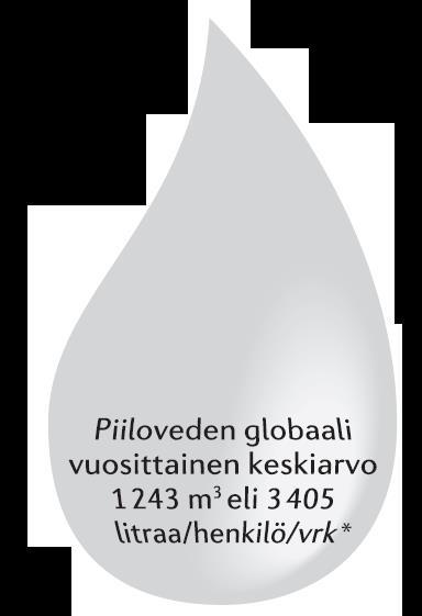 Veden kulutus Suomessa Juomavesi 2