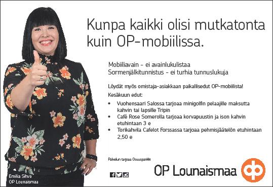 YHTEISTYÖKUMPPANIT TIEDOTTAA: InterSport Salo SalPa on tärkeä osa salolaisuutta SalPalainen, muista hyödyntää