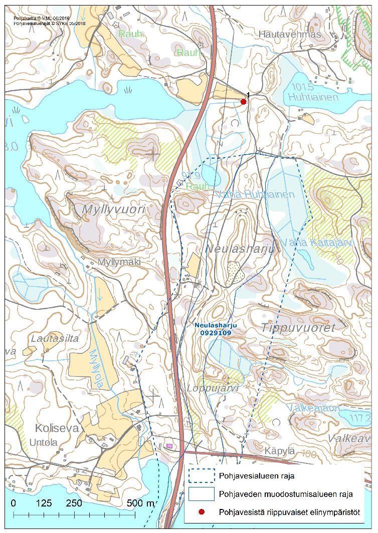 POHJAVESIALUEIDEN SUOJELUSUUNNITELMA 23 Kuva 15.