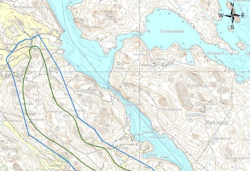 POHJAVESIALUEIDEN SUOJELUSUUNNITELMA 36 Kuva 28. Unnasjärven pohjavesialueelta SOKKA-hankkeessa kartoitetut vanhat maa-ainesottoalueet (Wahlroos, 2012). 9.2.4 Harjunmäki Harjunmäen pohjavesialueella Kirkkoportinkankaan alueella on voimassa oleva maa-ainesottolupa, joka on myönnetty 20.