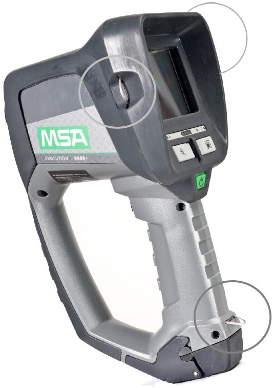 Käyttö MSA 3.3 Kameran kiinnitys käytön aikana Kamerassa on palautuvia kiinnitysvaijereita, joilla kamera voidaan kiinnittää käyttäjään.