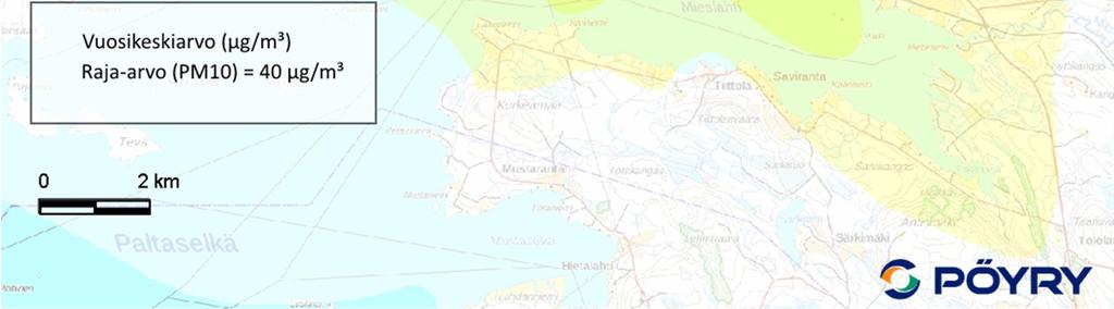 Hengitettävien hiukkasten korkein
