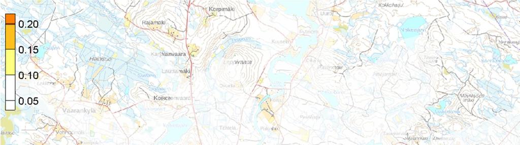 VE3 Liite 2-16 maksimipitoisuus 0,18 μg/m 3 Kuva