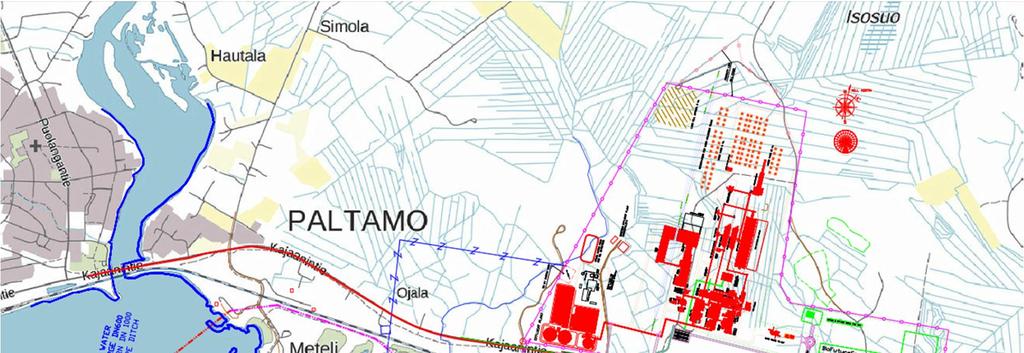 2 1 JOHDANTO Tässä raportissa on arvioitu laskentamallin avulla KaiCell Fibers Oy:n Paltamon Kylänpuron alueelle suunnitteleman biojalostamon tehdasalueen ilmapäästöjen vaikutuksia ilman laatuun.