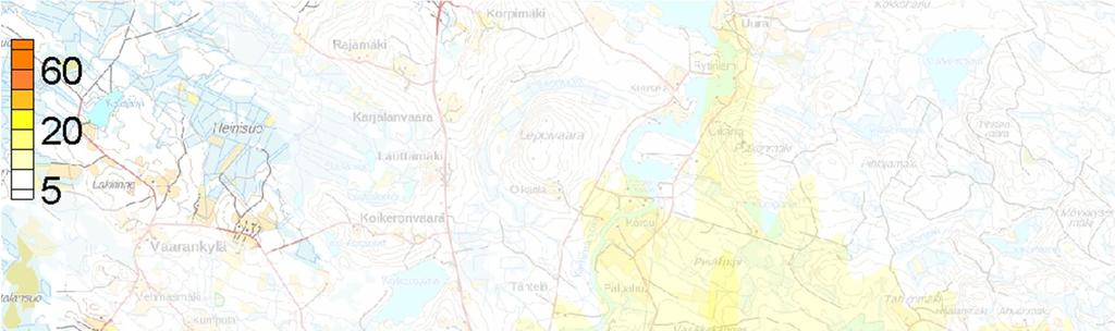 VE3 Liite 2-22 maksimipitoisuus 50,5 μg/m 3 Kuva 22.