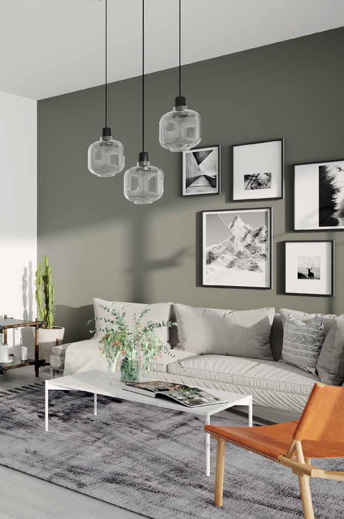 Asuinhuoneiden seinät Uuden kodin seinät ovat valkoiset, sävy Tikkurila F497 Paperi. Jos haluat tiloihin pehmeyttä tai enemmän luonnetta onnistuu se helposti seinämaaleilla.