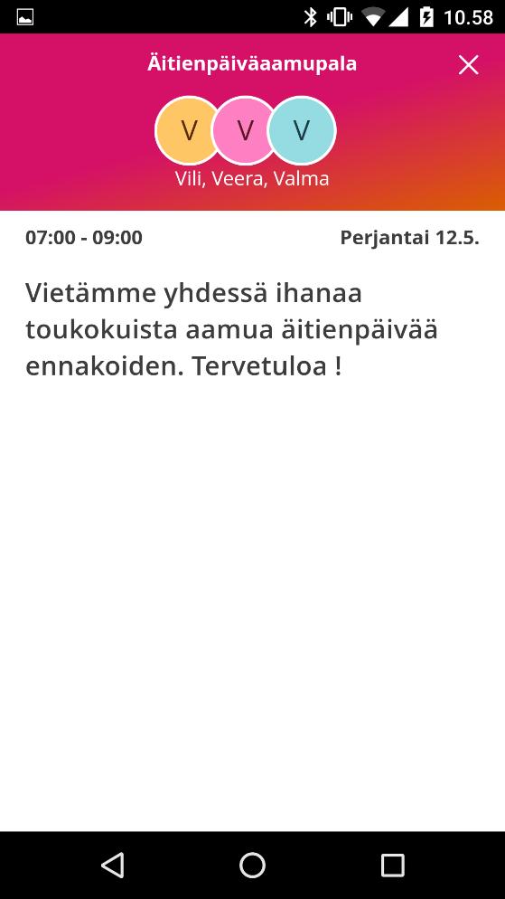 tiedottaa /