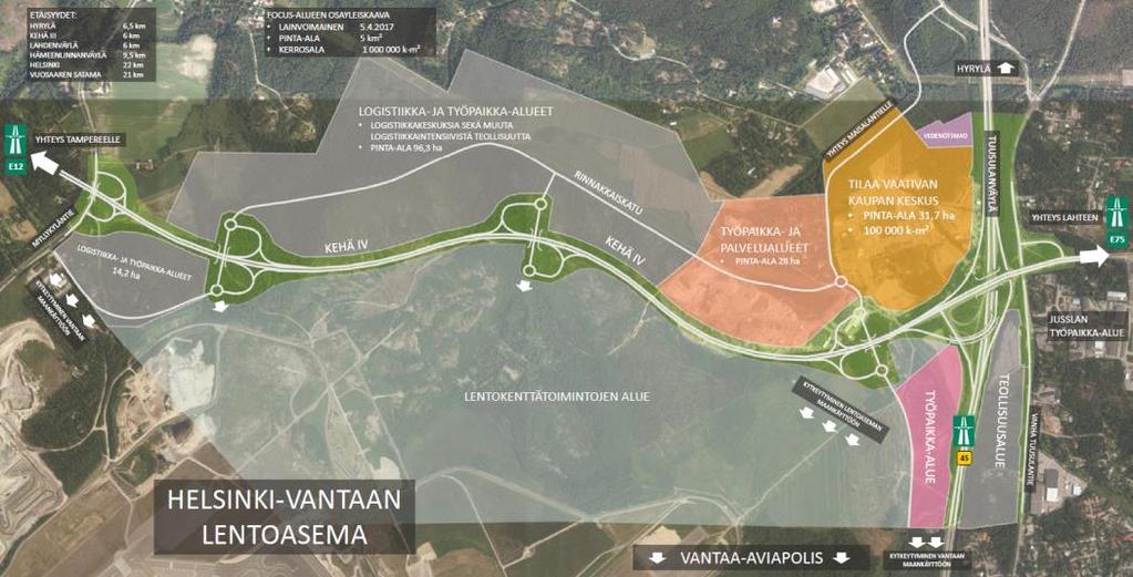 TUUSULAN KUNTA 23.1.2019 KEHÄ IV ASEMAKAAVA nro 3579 OSALLISTUMIS- JA ARVIOINTISUUNNITELMA Kehä IV:n asemakaavoitus käynnistyy.