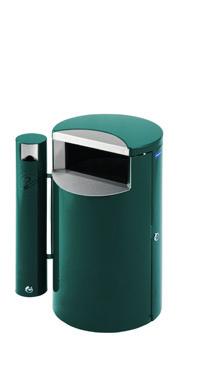 Finncont Siti -roskakori 30 l tuotenumero 28032 materiaalina mitat: Ø 315 mm, korkeus 580 mm tuotenumero 28034