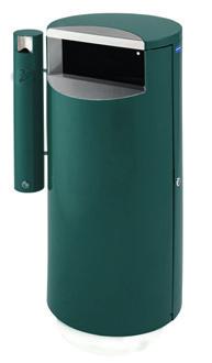 mitat: Ø 400 mm, korkeus 870 mm Finncont Siti -roskakori 140 l tuotenumero 28144 tuotenumero 28141 mitat: Ø 460 mm,