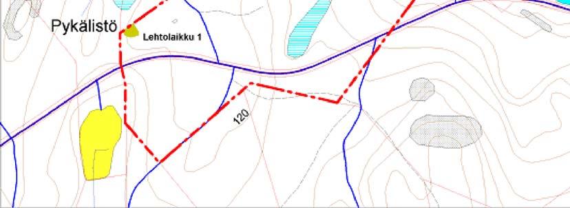 Metsätyypeistä mustikkatyypin (MT) tuoreet kankaat ja puolukkatyypin (VT) kuivahkot kankaat ovat vallitsevia. Lehtokasvillisuutta on niukasti. Tuoretta lehtoa (OMaT) on siemenpuualalla pieni laikku.