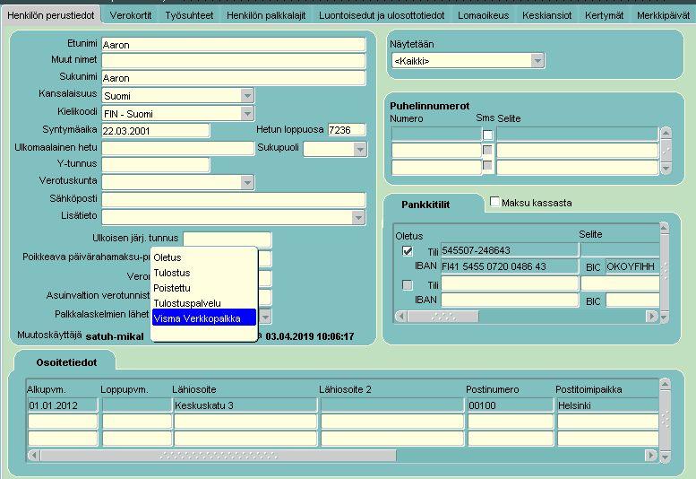 Palkkalaskelmien sähköinen jakelu Visma Fivaldi - PDF Ilmainen lataus