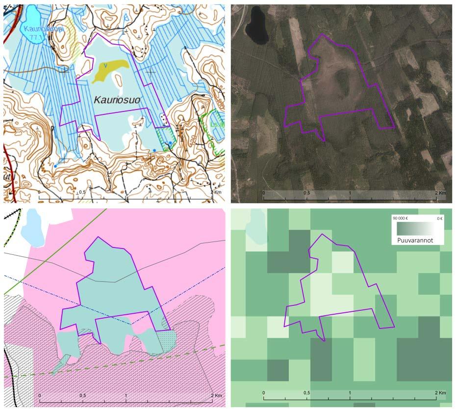 Soidensuojelun täydennysehdotuksen kohde KAURIOSUO (laajennus) Kauriosuo (70 ha) sijaitsee Kouvolassa Vuohijärven eteläpuolella Vuohijärven kylästä länteen.