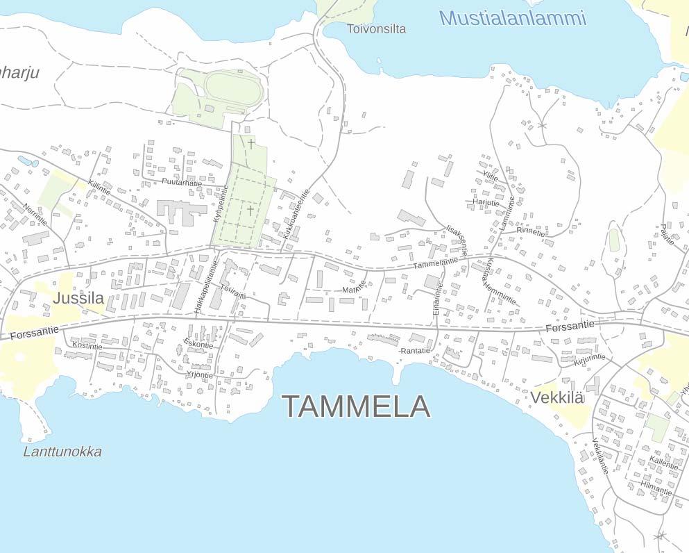 TAMMELA HEVONIEMEN ALUEEN HUVILAPOLUN ASEMAKAAVAN MUUTOS Asemakaavan