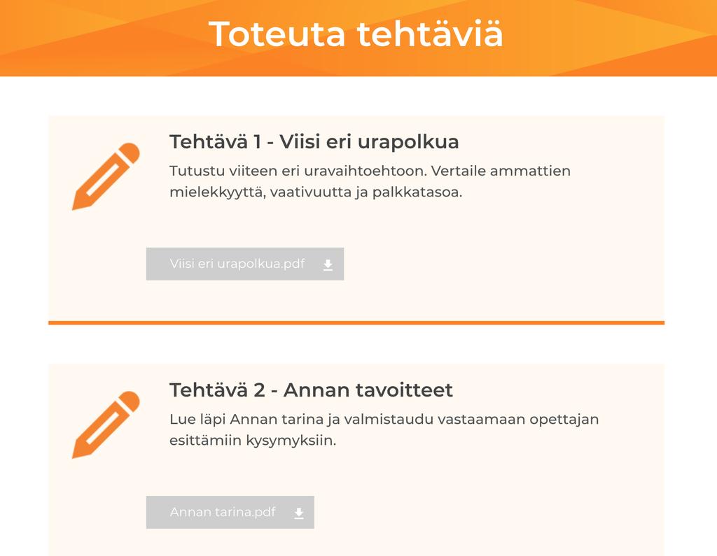 Tehtäviä