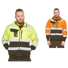 Vetoketjulliset alataskut, avoimet, tilavat sisätaskut. Koot: XS-3XL, 100% polyesteri, 280g/m². Vetoketjullinen rintatasku. Rintatasku nepparisulkimella. ID korttitasku.