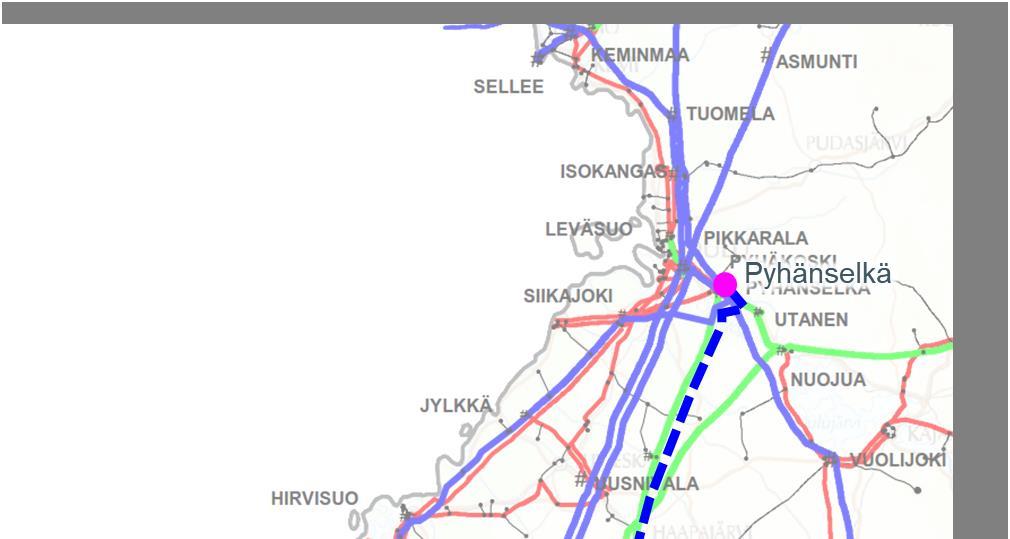 Oulujoen verkon kehittäminen Utasen, Nuojuan ja Pyhäkosken sähköaseman purku Kolme uutta 110 kv avokytkinlaitosta: Utanen,