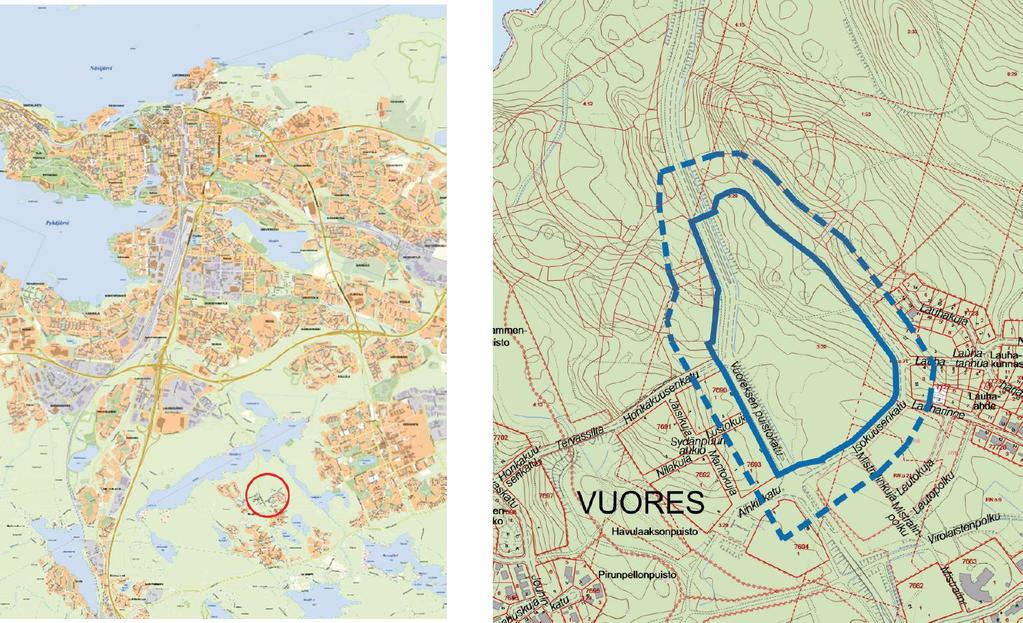PERUSTIEDOT Rakentamistapaohjeen käyttö Rakentamistapaohjetta käytetään eri valmiusvaiheissaan päätöksenteon ja kaavojen vaikutustenarviointien työkaluna sekä toteuttamistapojen ohjeena