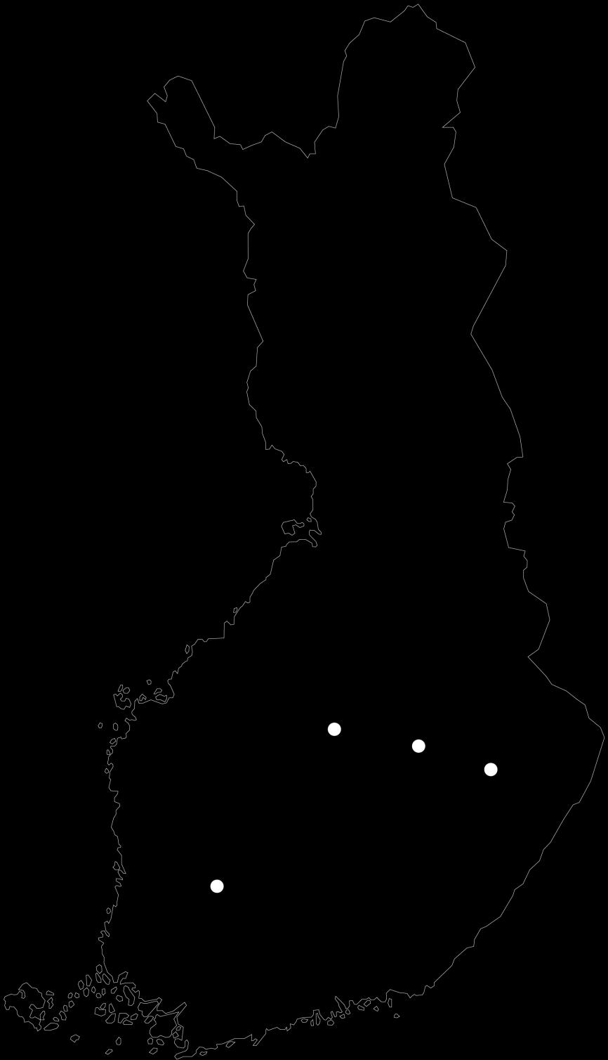 Toimipisteet Viitasaari (2008) Ecolan Silva metsälannoitteet Kuopio Toimisto Ahonkylä (2003) Ecolan Silva