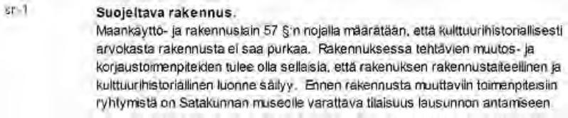 21400 5204 16 Tonttijako Kortteliin 941 on laadittu erillinen sitova tonttijako, joka on hyväksytty 8.8.2018. Pohjakartta Kankaanpään kaupungin numeerinen pohjakartta, joka on hyväksytty 17.4.2019.