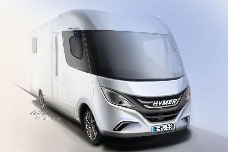 Sisustusnäkymiä Hymermobil B-Klasse ModernComfort I Ulkopuoli ja säilytystila Oleskelutila Nukkumistila Keittiö Pesutila Ulkopuoli ja