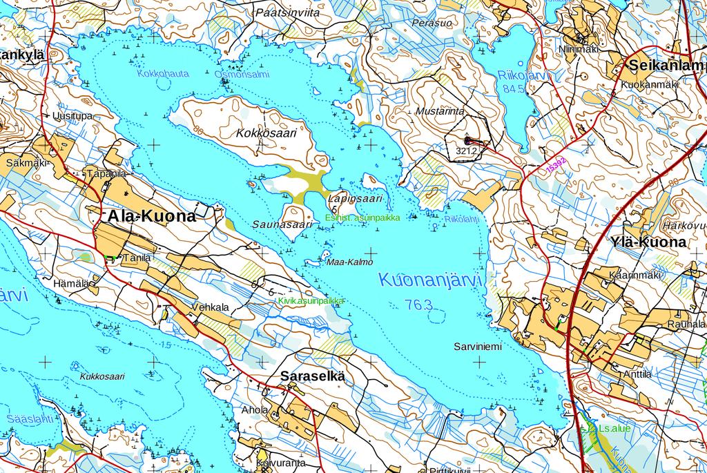 Kuonanjärvi (Maanmittauslaitos,