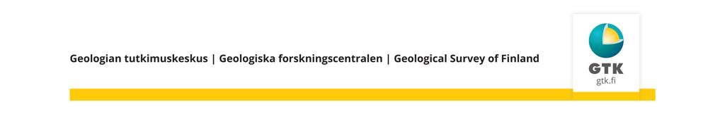 GEOLOGIAN TUTKIMUSKESKUS Arkistoraportti 14 Kirjallisuus Karinen, Jouko; Peronius, Antti; Toppila, Rauno (2018) Suomen kaivostoiminnan toimialakatsaus 2017. Sarja B.