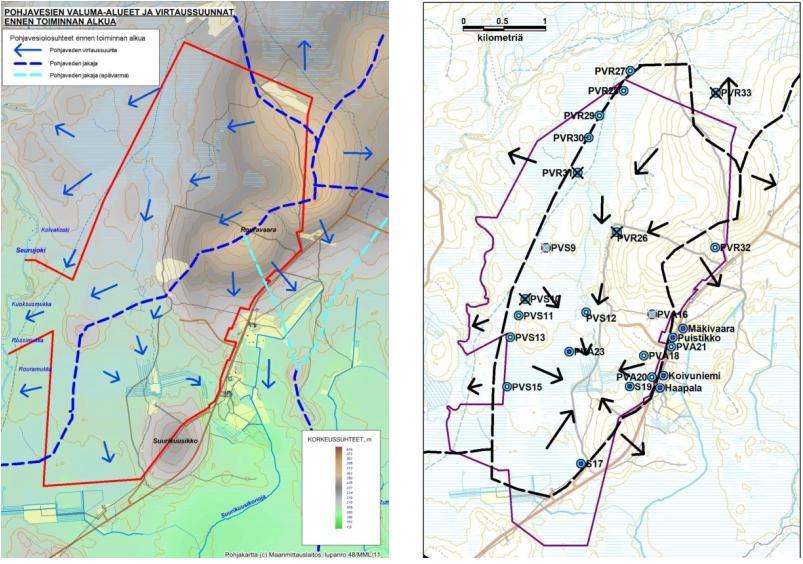 Vuoden 2016 tarkkailun perusteella lysimetreihin kerääntyneen suotoveden ph on ollut 7.3-7,7 ja sähkönjohtavuus 150-740 ms/m. Sulfaattipitoisuudet olivat 800-6 000 mg/l. Alkuaineista esim.