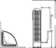 HEATER IN ISTALLATION The heater can be placed wherever in the sauna, but for safety and convenience, follow the minimum safety distances as provided below (See page 9).