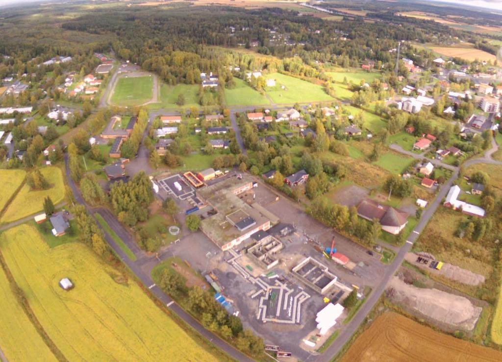 Vision av nya Smedsby centrum Mararna,