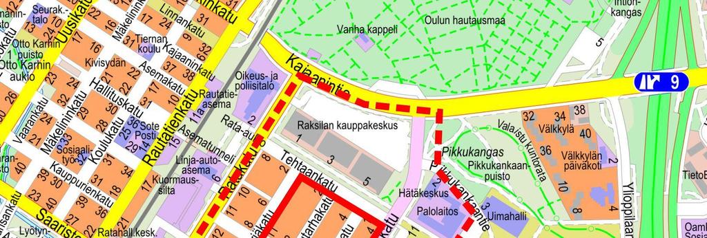 1/7 Raksilan kaupunginosan korttelit 29-34 Osallistumis- ja arviointisuunnitelma Tiedoksi osallisille Alueellanne on aloitettu asemakaavan laatiminen.
