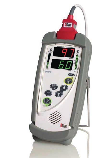 Masimo-pulssioksimetrit Masimo MightySat Rx -sormipulssioksimetri Sormipulssioksimetri + kantohihna + säilytyslaukku Paristokäyttöinen Masimo SET -mittaustekniikka SpO