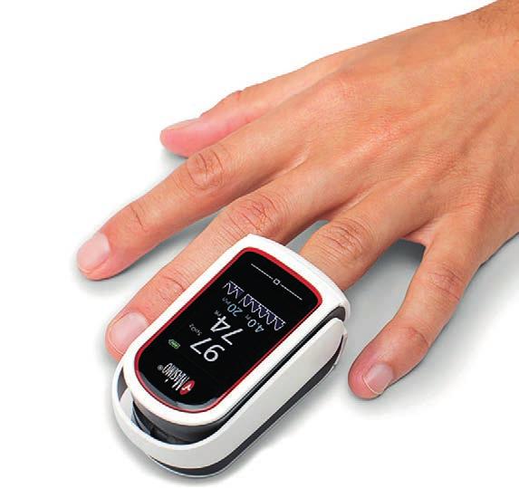 Mittausalue: SpO 2 1 100 %, pulssitaajuus 25 240 BPM, perfuusio 0,02 20 %. Mitat: 15,7 x 7,6 x 3,6 cm, paino 317 g. Säädettävät hälytysrajat ja keskiarvoistamisaika.
